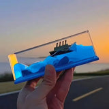 Creative Cruise Ship Fluid Drift Bottle – Unique Nautical Decor