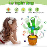 Dancing Cactus Plush Toy – Electronic Recording & Singing Gift