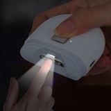 Electric Nail Clipper With Light – Nail Polishing Machine
