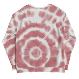 Red Tie-Dye Vibe Tropical Sweatshirt – Bold Casual Style