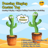 Dancing Cactus Plush Toy – Electronic Recording & Singing Gift