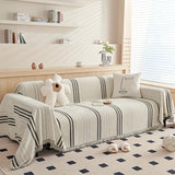Soft Chenille Sofa Throw – Cozy Washable Cover with Tassels