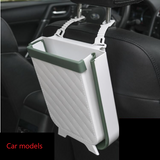 Foldable Wall-Mounted Kitchen Trash Bin – Space-Saving Home Waste Bin