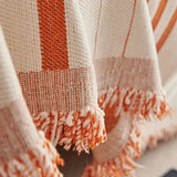 Soft Chenille Sofa Throw – Cozy Washable Cover with Tassels