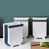Foldable Wall-Mounted Kitchen Trash Bin – Space-Saving Home Waste Bin