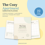 Cozy Apartment Makeover Planner – Fillable & Printable PDF
