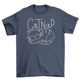 Cat Taking a Nap T-Shirt – Cute Cozy Cat Graphic Tee