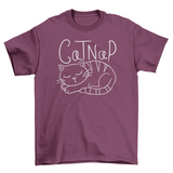 Cat Taking a Nap T-Shirt – Cute Cozy Cat Graphic Tee