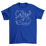 Cat Taking a Nap T-Shirt – Cute Cozy Cat Graphic Tee