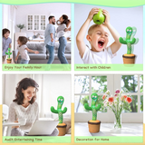 Dancing Cactus Plush Toy – Electronic Recording & Singing Gift