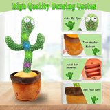 Dancing Cactus Plush Toy – Electronic Recording & Singing Gift
