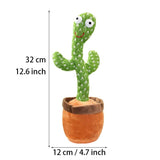 Dancing Cactus Plush Toy – Electronic Recording & Singing Gift